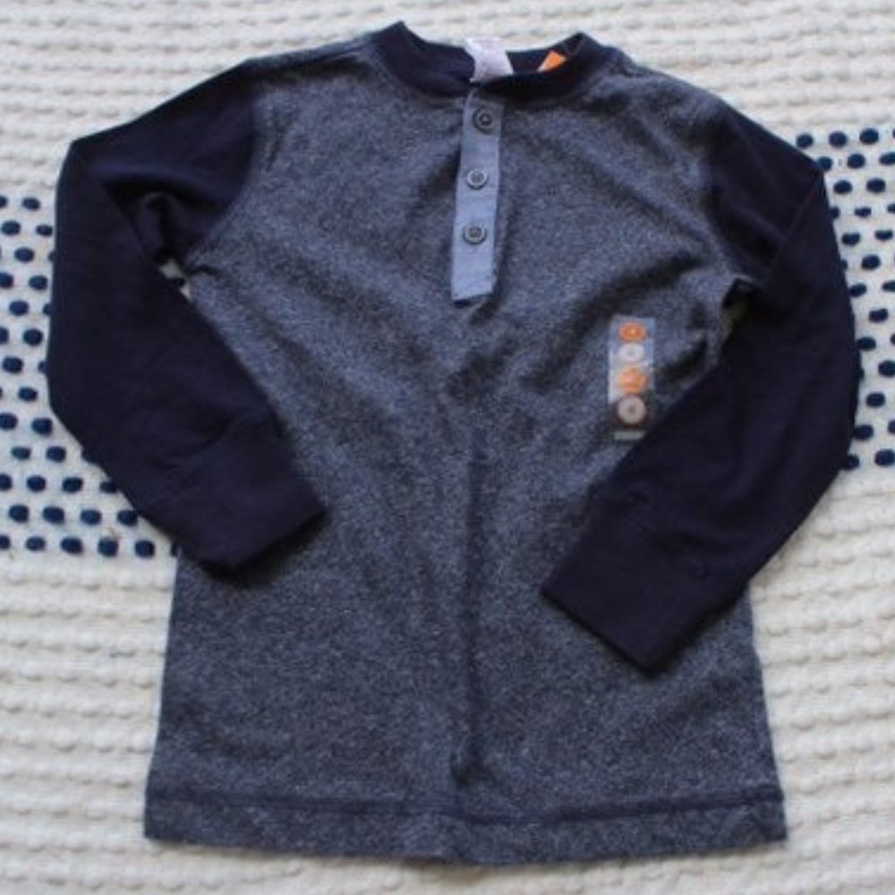 New Gymboree Blue Long Sleeve Shirt
